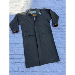 Men's Vintage TIMBERLAND Weathergear‎ Made in ITALY L Coat Jacket Long Duster